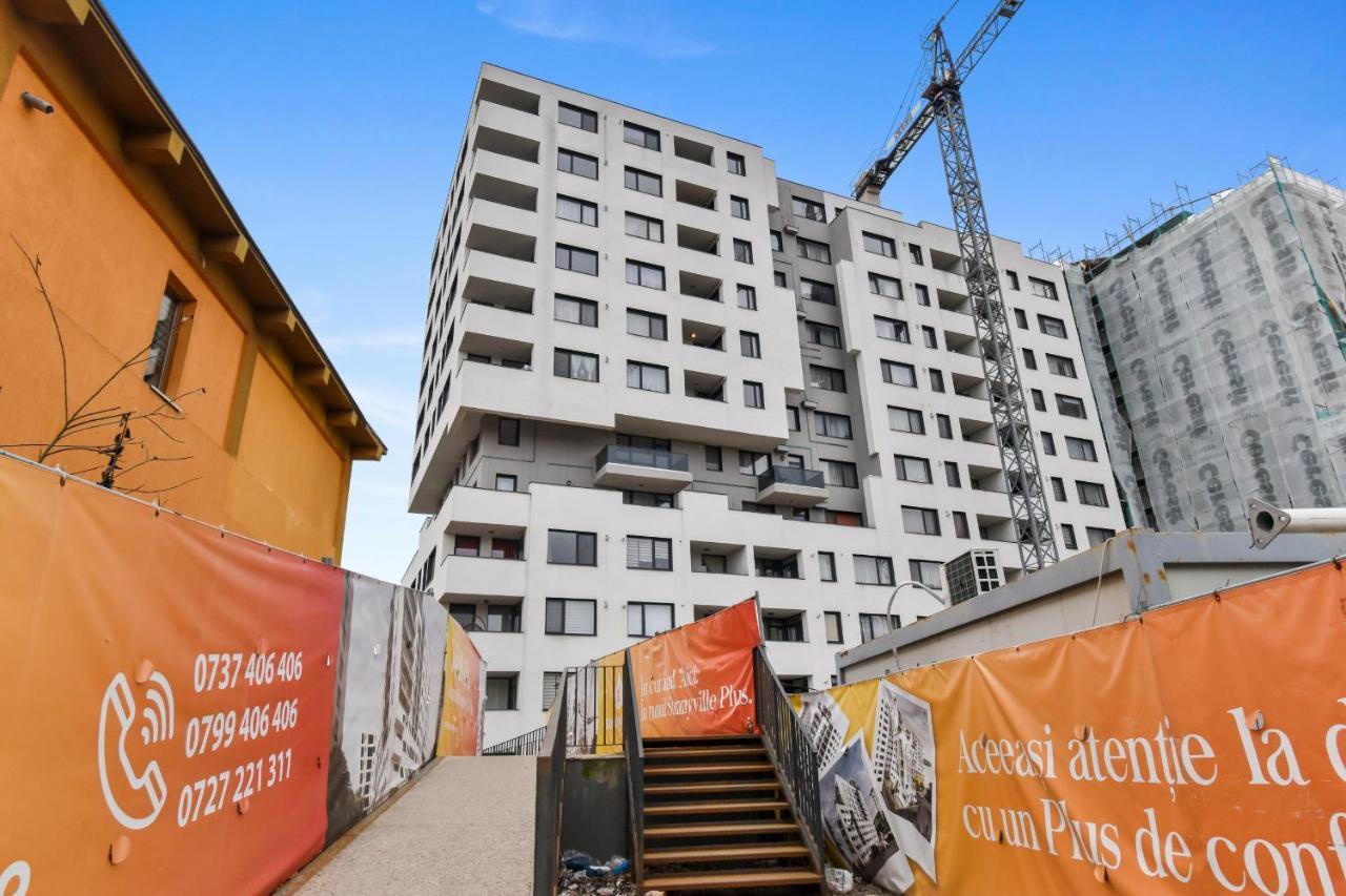 Modern In New Building With Panoramic View Apartment Brasov Bagian luar foto